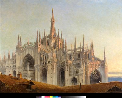 Quasi aurora consurgens La aurora naciente (Amanecer) Pintura de Emilio Magistretti (1851-1936) 1921 Colección particular de Emilio Magistretti