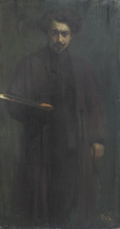 Autorretrato, Emilio Rizzi (óleo sobre lienzo) de Emilio Rizzi