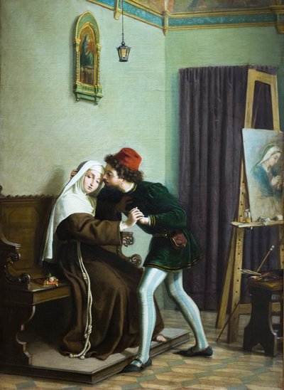 Filippo Lippi y Lucrezia Buti de Emilio Scherer