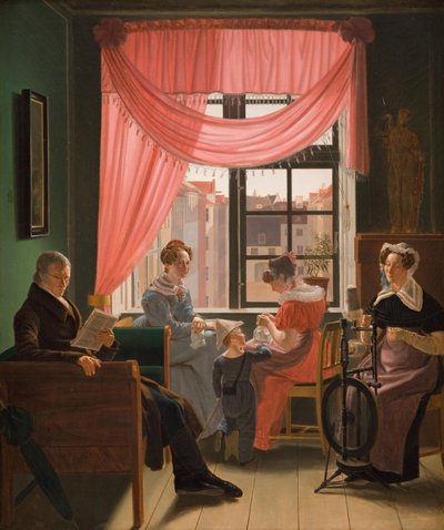 Retrato de familia de Emilius Ditlev Baerentzen