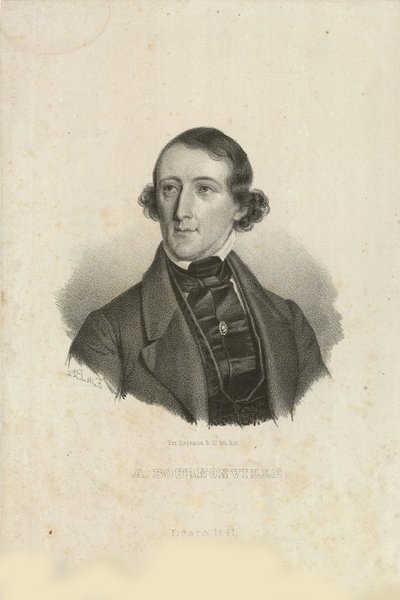 Retrato de August Bournonville 1805-1879 de Emilius Ditlev Baerentzen