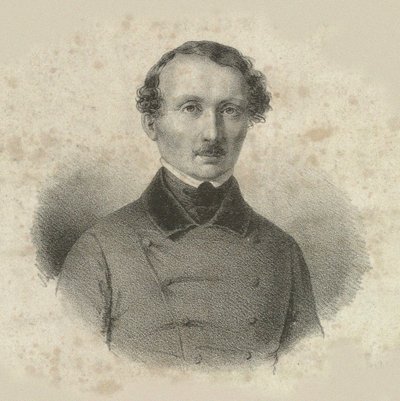 Retrato del compositor Hans Christian Lumbye 1810-1874 de Emilius Ditlev Baerentzen