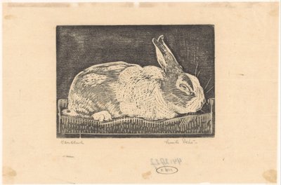Conejo de Emilius Wilhelmus Dehé (signed by artist)
