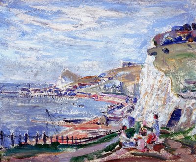 Dover Cliffs (óleo sobre tabla) de Emily Beatrice Bland