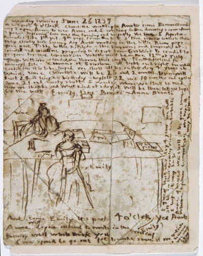Papel de Diario de Emily Bronte