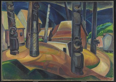 Pueblo Kispiax de Emily Carr