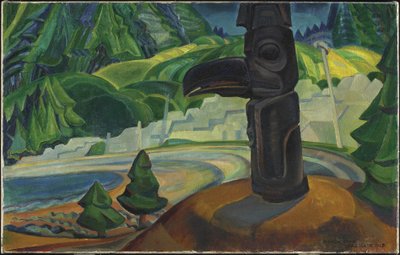 Skidegate, Isla Graham, Columbia Británica de Emily Carr
