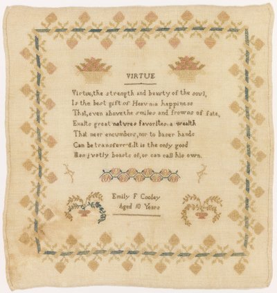 Muestrario de Emily F. Cooley