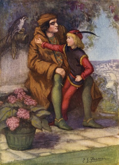 Tomó al niño sobre su rodilla y le contó historias del querido y valiente Halcón de Emily Farmer