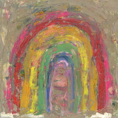 Arco iris, 2021 (óleo sobre lienzo) de Emily Fox King