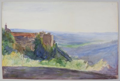 Alhambra, c.1900. Lápiz y acuarela de Emily Sargent