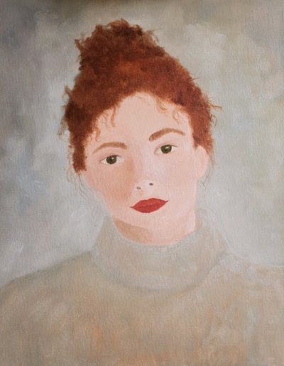 Retrato de una pelirroja serena de Emily Tingey