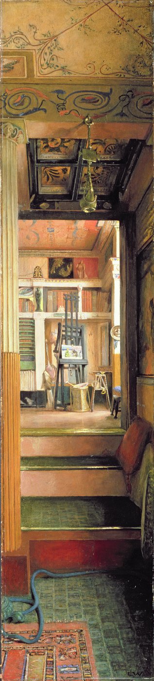 El estudio de Alma-Tadema, c.1883 (óleo sobre tabla) de Emily Williams