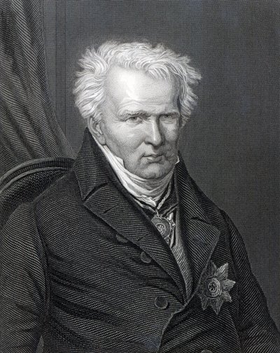Alexander von Humboldt, grabado por C. Cook de Emma Gaggiotti Richards