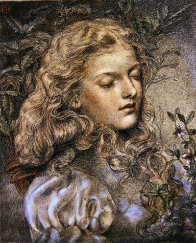 Retrato de una niña de Emma Sandys