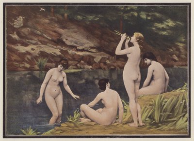 Ninfas (lito de color) de Emmanuel Benner