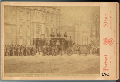 El funeral del emperador Napoleón 3 de Emmanuel Flamant