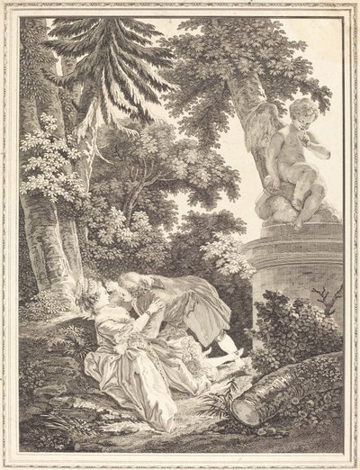 La noche de Emmanuel Jean Nepomucène de Ghendt after Pierre Antoine Baudouin