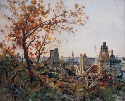 Beaulieu-lès-Loches, octubre de 1886 (pintura) de Emmanuel Lansyer