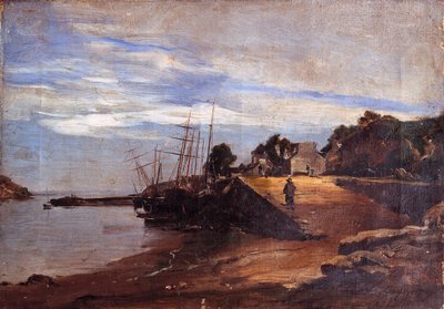 Douarnenez, Puerto Ru, barcos de Emmanuel Lansyer