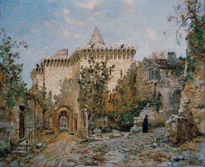 Puerta del castillo de Loches. 1888 (óleo sobre lienzo) de Emmanuel Lansyer