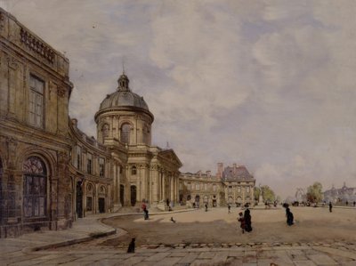 El Instituto de Francia, París de Emmanuel Lansyer