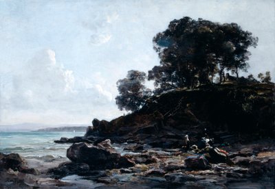 Lavandería en marea baja, 1891 de Emmanuel Lansyer
