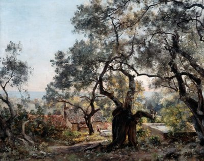 Lodola, cerca de Menton de Emmanuel Lansyer