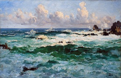 Ouessant, Mar en alza entre el semáforo y la trompeta de Emmanuel Lansyer