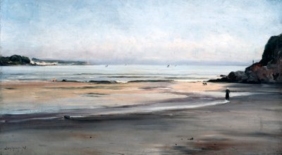 Marea creciente en la mañana del sábado, 1876 de Emmanuel Lansyer