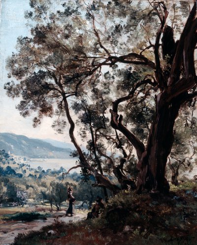 Roquebrune, 1892 de Emmanuel Lansyer