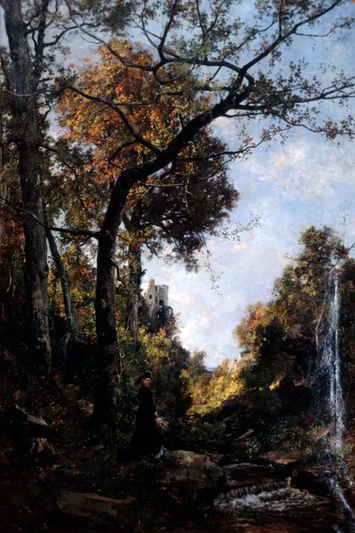 El paseo otoñal, 1869 de Emmanuel Lansyer