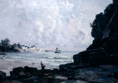 El Puerto de Douarnenez, 1884 de Emmanuel Lansyer