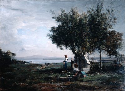 Mujeres en la fuente, 1867 de Emmanuel Lansyer