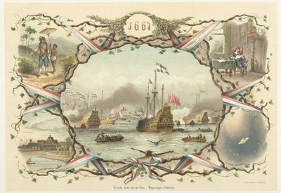 El viaje a Chatham y la conquista del Royal Charles, 1667 de Emrik and Binger