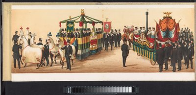 Desfile en Haarlem, 1872 (lámina 9) Procesión celebrada en Haarlem, el 1 de abril de 1872. (título de la serie sobre el objeto) de Emrik and Binger