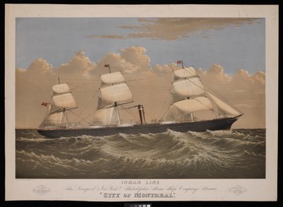 Inman Line, The Liverpool, New York  Philadelphia Steam Ship Company