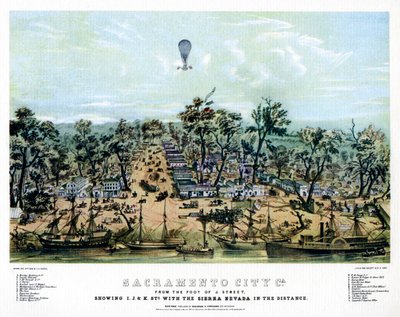 Sacramento, California, 1849 1937 de Endicott and Co.
