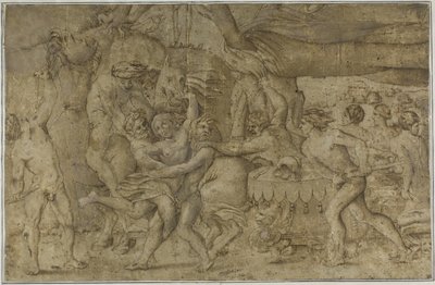 Batalla de los Lapitas y Centauros de Enea Vico