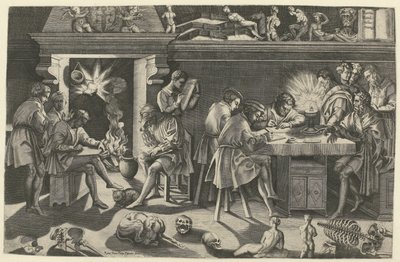 La Academia de Baccio Bandinelli Académie van beeldhouwer Baccio Bandinelli de Enea Vico
