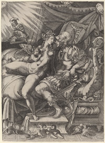 Los Amores de Marte y Venus de Enea Vico