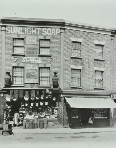 3-4 Gainsborough Road: elevaciones frontales, Londres, 1899 de English Photographer