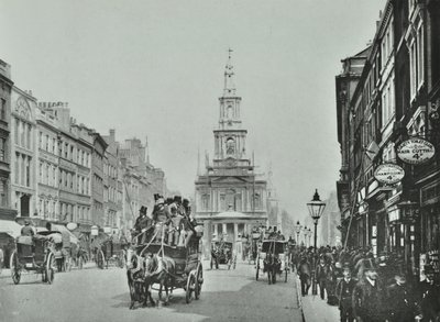 4-10 Strand, Westminster LB: elevaciones frontales, 1895 de English Photographer
