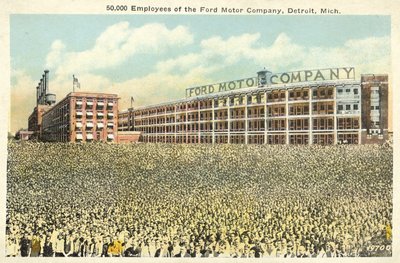 50 000 empleados de la Ford Motor Company, Detroit, Michigan de English Photographer