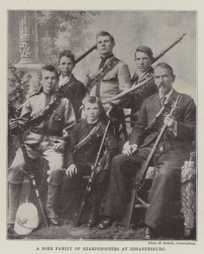 Una Familia Bóer de Francotiradores en Johannesburgo de English Photographer