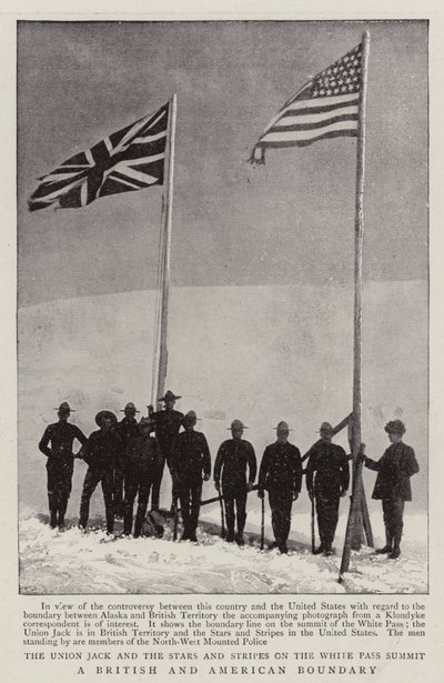 Una frontera británica y americana de English Photographer
