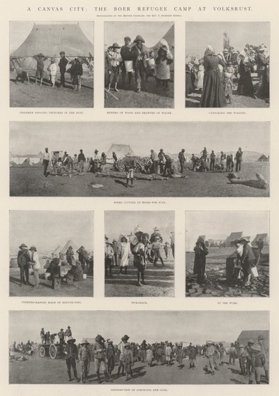 Una Ciudad de Lona, el Campamento de Refugiados Bóer en Volksrust de English Photographer