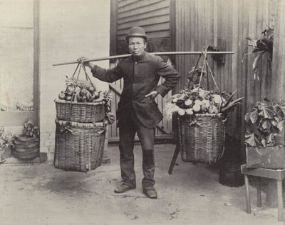 Un Vendedor Ambulante de Verduras Chino de English Photographer