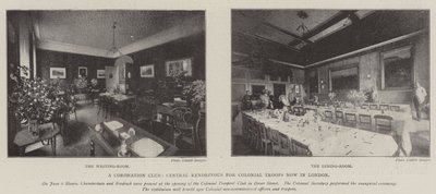 Un Club de Coronación, Punto de Encuentro Central para las Tropas Coloniales ahora en Londres de English Photographer