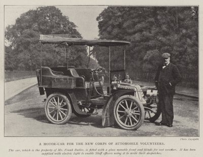 Un automóvil para el nuevo cuerpo de voluntarios automovilísticos de English Photographer